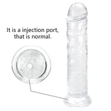 12.5 * 2.3 Inch Huge Dildos Realistic Clear Dildo with Strong Suction Cup Hands-Free Huge Dong Big Size Adult Sex Toy for Women