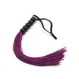 Rubber Sex Flogger Whip - SMspade Beginners Super Soft 15 Inch Flogger Whip for Sex Adult (Purple)