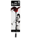 Sportsheets - Sex & Mischief: Feather Slapper - Tickle And Spanking Adult Toy (Red And Black)