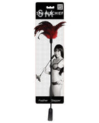 Sportsheets - Sex & Mischief: Feather Slapper - Tickle And Spanking Adult Toy (Red And Black)