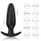 G-spot Anal Vibrator Prostate Massager, Silicone Rechargeable Wearable Anal Vibrator with Remote Control 10 Vibration Modes Wate