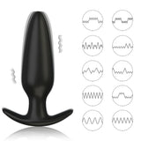 G-spot Anal Vibrator Prostate Massager, Silicone Rechargeable Wearable Anal Vibrator with Remote Control 10 Vibration Modes Wate