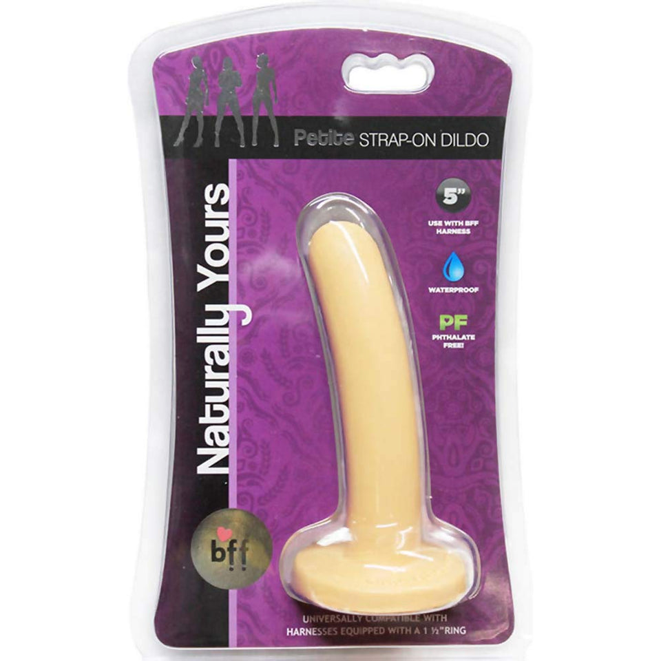 Bff Nat. Yours Petite Strap-On White 5In