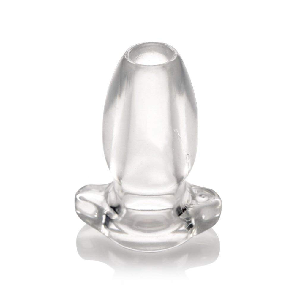 Size Matters Series Peephole Clear Hollow Anal Plug, Small (AF816-Small)
