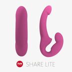 Fun Factory Adult Toys  Share Dildo Double Dildo Sex Toy For Women  Straplessstrap On Dildo Couples Sex Toys Black