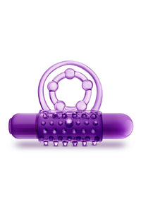Blush 65159: Play With Me - Player Vibrating Double Strap Purple