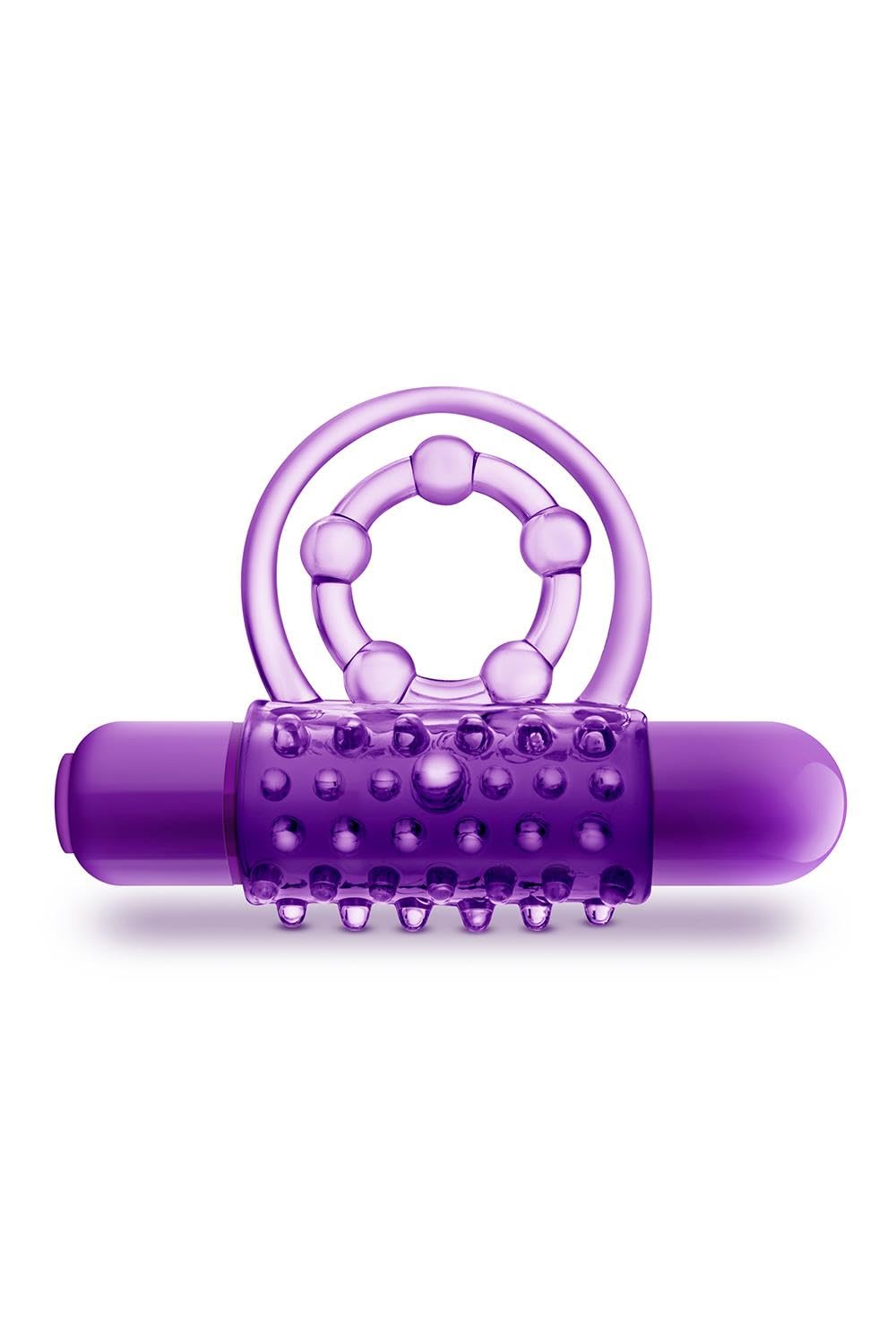 Blush 65159: Play With Me - Player Vibrating Double Strap Purple