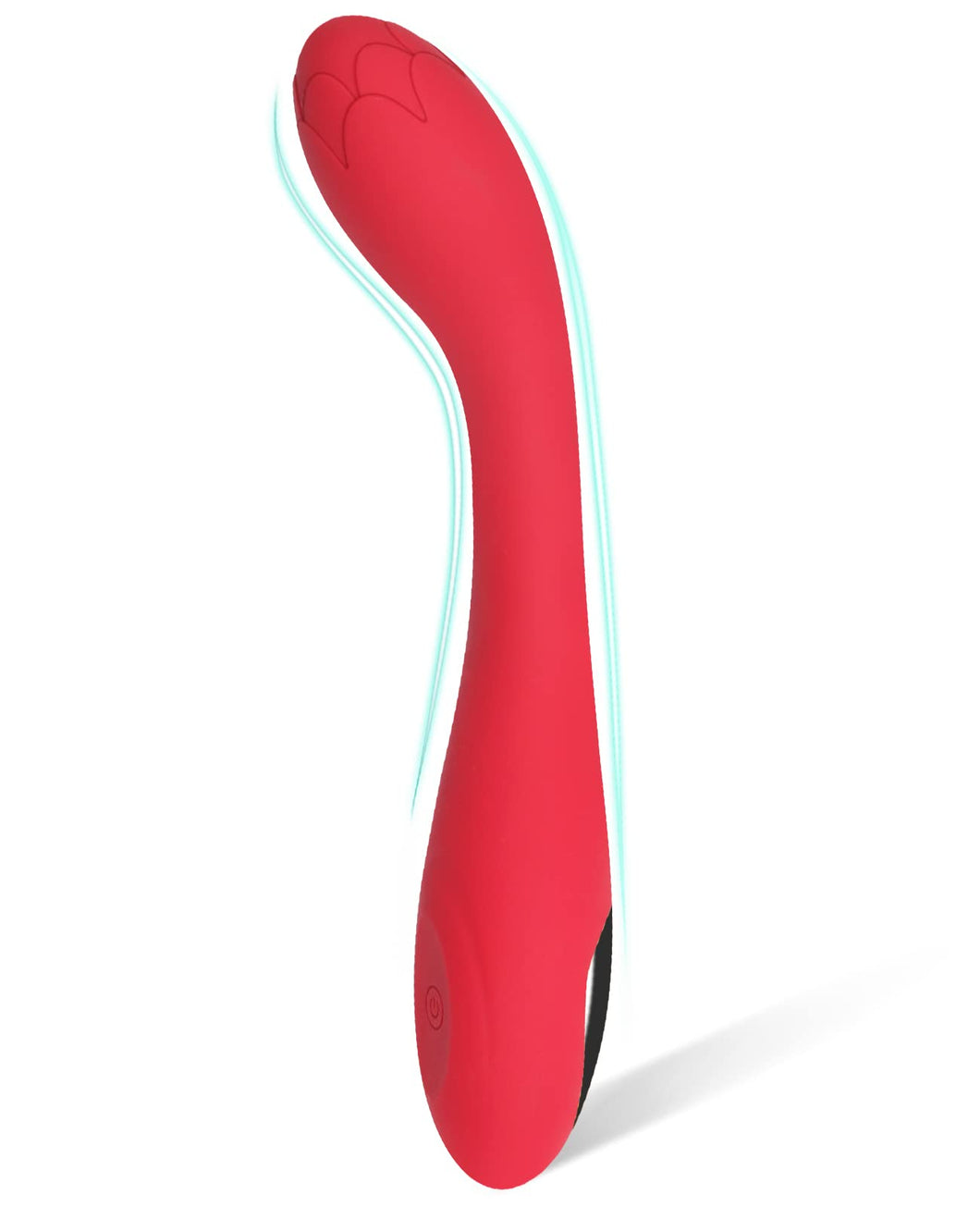 Alovegarden Clitoral G-Spot Powerful Rose Vibrator, Waterproof Dildo Clit Stimulator with 10 Vibration Modes, Softer and Flexibl