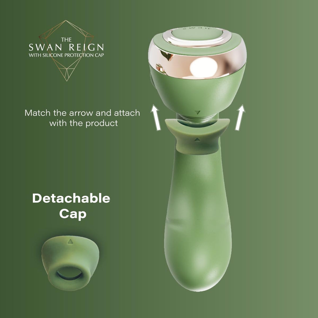 Swan Reign Dual Stimulator Green