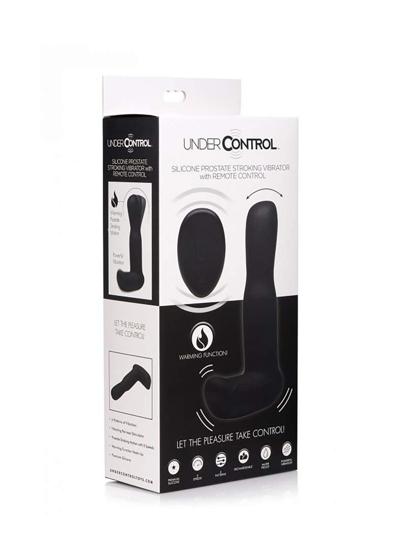 Silicone Prostate Stroking Vibrator With Remote Control