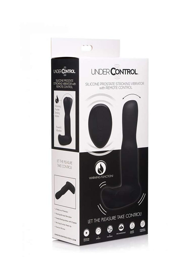 Silicone Prostate Stroking Vibrator With Remote Control
