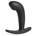 Lovehoney Booty Buddy Butt Plug - 3.5 Inch Silicone Anal Plug - Smooth Curved Prostate Massager with Wide T-Bar Base - Waterproo