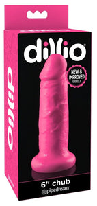 Pipedream Products Dillio 6 Inch Chub, Hot Pink