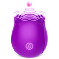 Rose Toys Vibrator for Women, Vlatne Clitoral Vibrator Sex Stimulator with 7 Mind-Blowing Tapping Modes, Nipple Teasing Clitoris