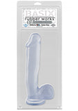 Basix 12In. Dong W/Suction Cup Clear