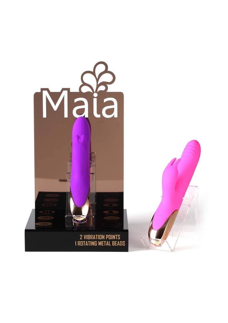 Maia Toys Karlin Supercharged Silicone Rabbit Rechargeable Purple