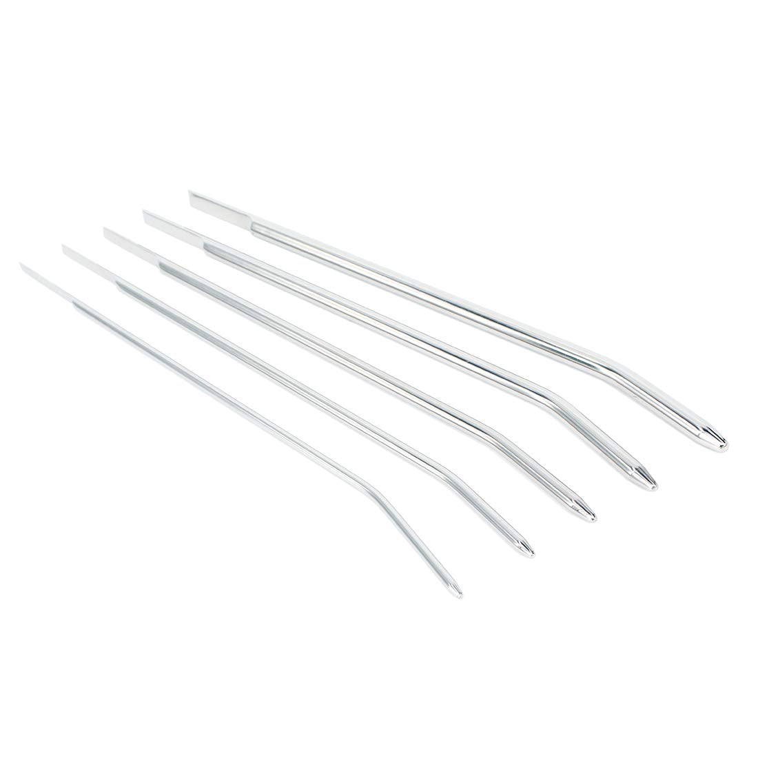 Eastern Delights Luxury Solid Stainless Urethral Sound Plug for Men, Urethral Play Stretcher Sex Toys (5PCS Set)