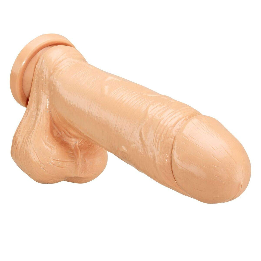 Cloud 9 Novelties Delightful Dildo With Realsitic Balls And Suction Cup, Flesh, 9 Inch, 1.9 Pound