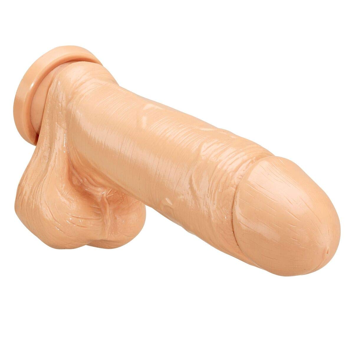 Cloud 9 Novelties Delightful Dildo With Realsitic Balls And Suction Cup, Flesh, 9 Inch, 1.9 Pound