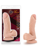 Blush X5 Plus 5.75 Realistic Dildo w/Balls Poseable G-Spot, Anal, Vaginal, Pegging Play Cock, Suction Cup, Harness Compatible, U