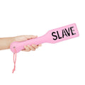 VENESUN Faux Leather Slave Spanking Paddle for Sex Play, 12.8inch Total Length Paddle for Adults, Pink
