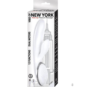 (WD) VIBES OF NEW YORK HEAT-UP PLEASURE MASSAGER WHITE