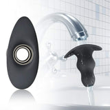 Douches Enema Anal Plug, Silicone Hollow Peep Vaginal Anal Dilator with Narrow Flared Base for Comfortable Wearing, Anchor Butt