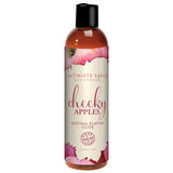 Intimate Earth Natural Flavor Pleasure Glide, 4 Fl.Oz (120 Ml), Cheeky Apples