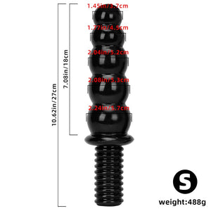 Gienocy XXL Huge Thick Anal Beads Butt Plug with with Non-Slip Handle Long Anal Dildo G-spot Stimulation Prostate Massage Sex To
