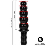 Gienocy XXL Huge Thick Anal Beads Butt Plug with with Non-Slip Handle Long Anal Dildo G-spot Stimulation Prostate Massage Sex To