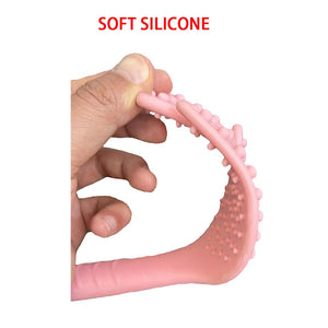 Spanking Paddle for Sex Adult Play,Textured Rubber Palm Shaped Slapper Sex Paddle, Bumps Flexible Flirt Toy for SM Bondage Game