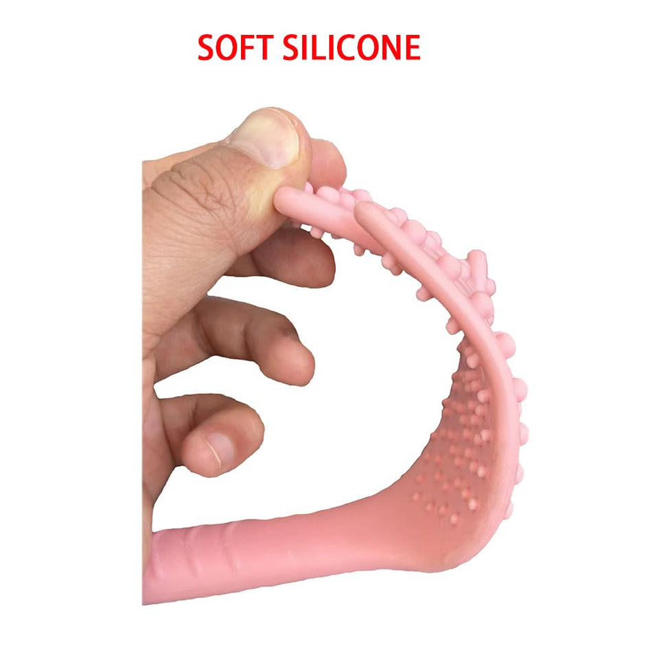 Spanking Paddle for Sex Adult Play,Textured Rubber Palm Shaped Slapper Sex Paddle, Bumps Flexible Flirt Toy for SM Bondage Game