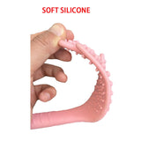 Spanking Paddle for Sex Adult Play,Textured Rubber Palm Shaped Slapper Sex Paddle, Bumps Flexible Flirt Toy for SM Bondage Game