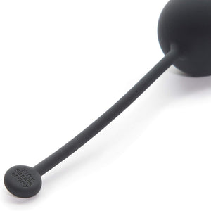 Fifty Shades Of Grey Tighten And Tense Black Silicone Jiggle Balls For Kegel Toning - 70G