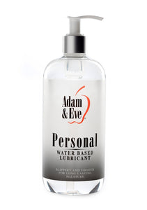 Adam & Eve Water Based Lube 16 Oz.  Personal Lubricant For Men Women And Couples
