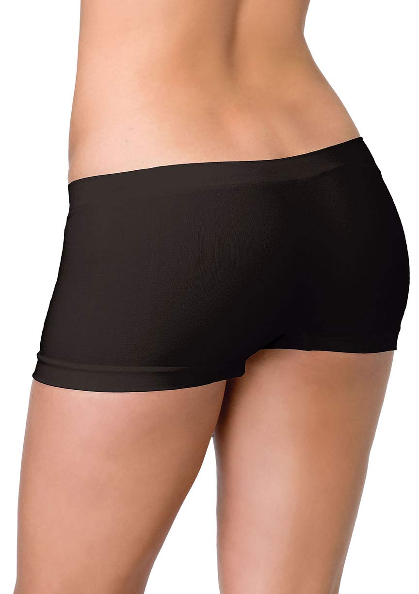 Seamless Boyshorts O/S Black