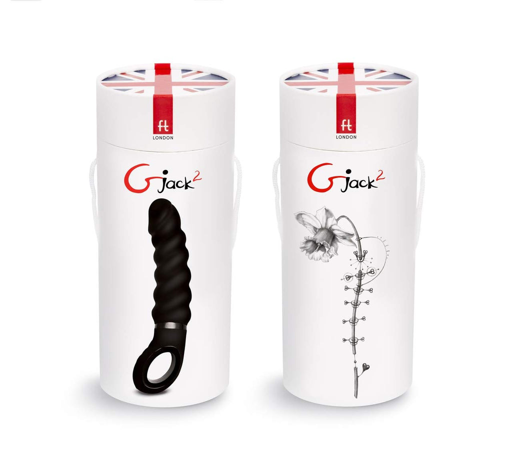 Gjack2 Waterproof Rechargeable Bioskin Dildo Vibrator - 6 Vibration Modes - Premium Quality Clitoris Vagina Stimulator - Adult S