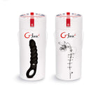 Gjack2 Waterproof Rechargeable Bioskin Dildo Vibrator - 6 Vibration Modes - Premium Quality Clitoris Vagina Stimulator - Adult S