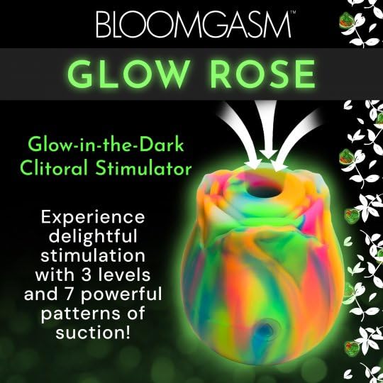 Glow Rose Glow-In-The-Dark Clit Stimulator