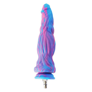 FREDORCH Realistic Monster Silicone Dildo for Sex Machine Vac-U-Lock with Quick Air Connector Device User (Blue, 26cm/10.2inch)