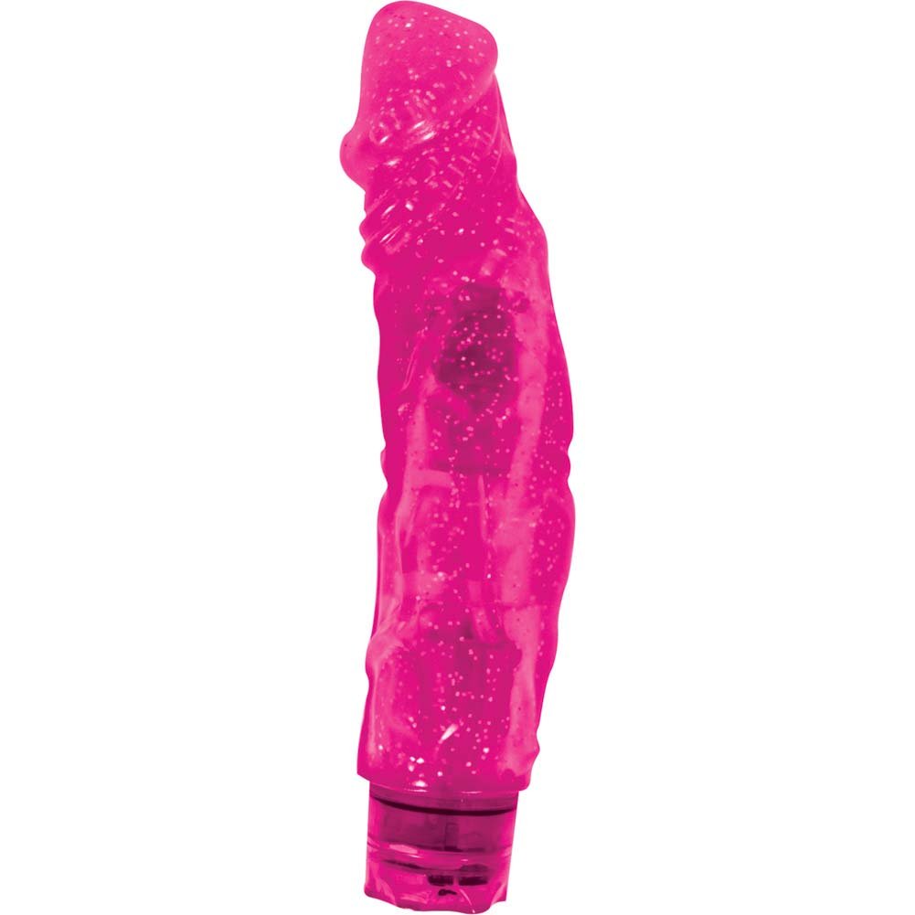 Nasstoys Glitter Gelle 10 Function Pink Vibrator, Hunk