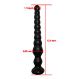 Long Anal Beads Sex Toys with 10 Anal Balls Ultra Soft Anal Chain Anal Plug with Strong Suction Cup Flexible Butt Plug Anal Bead