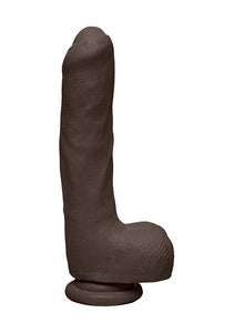 The D Uncut D 9In W/Balls Ultraskyn Choc