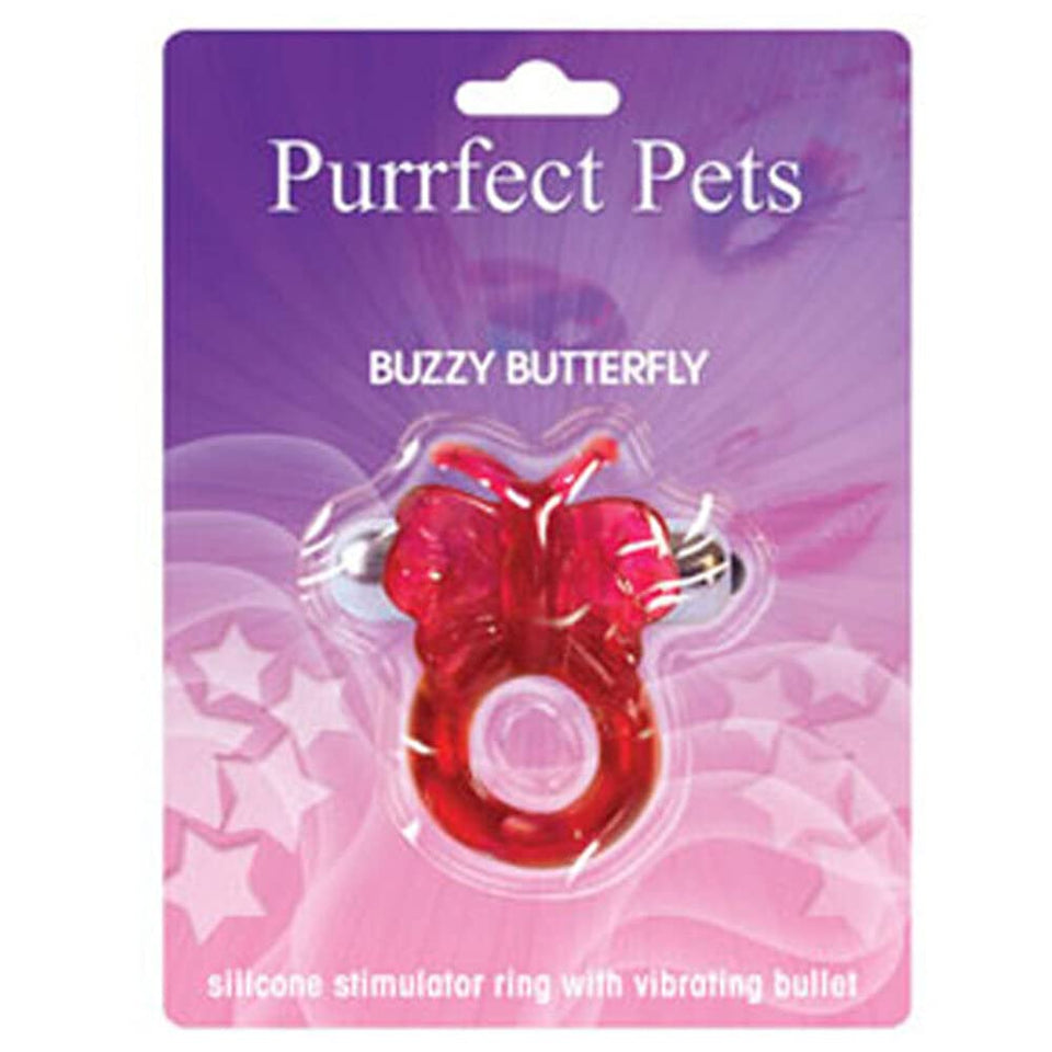 Purrfect Pet Buzzy Butterfly - Purple