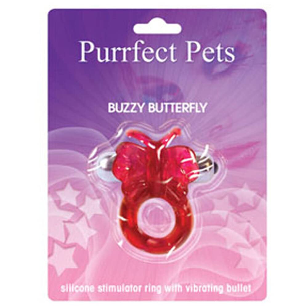 Purrfect Pet Buzzy Butterfly - Purple