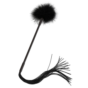 ccHuDE Silicone Feather Sex Tickler Soft Fur Tickler Whip Feather Tickler Small Feather Duster Fluffy Feather Tickler with Tasse