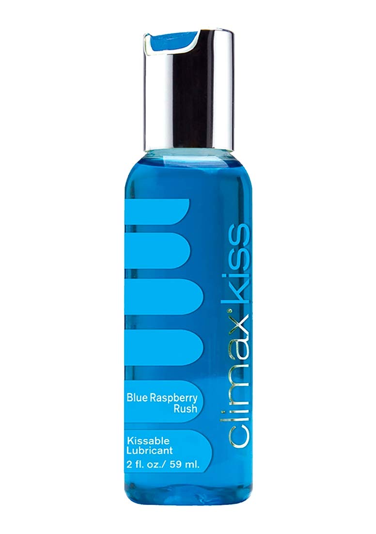 Topco Sales Topco Climax Kissable Lubricant 2Oz, Blue Raspberry Rush 2 Ounces Bottle