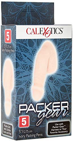 California Exotic Novelties Packer Gear Packing Penis 5 Inch/12.75 Cm, Ivory