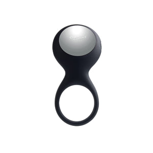 Svakom Tyler Rechargeable Vibrating Silicone Cock Ring, Black