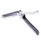 Back Court G Point Anal Plug Metal Stainless Steel Anal Enema Adult Fetish Kinky Expand Anal Sex Toy (Silver)